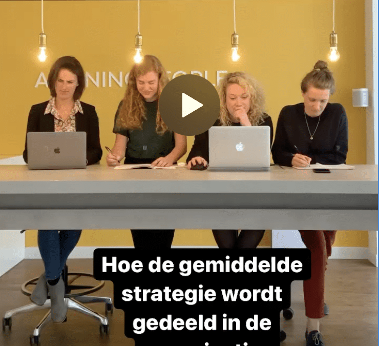 Hoe de gemiddelde strategie wordt gecommuniceerd